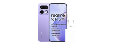 Amazon: Smartphone 6,78" Realme 16 Pro - 8/256 Go, 5G, AMOLED 144 Hz - écran à 270€ (au lieu de 285€)