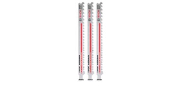 Screwfix: Lot de 3 lames pour scie sauteuse multi matériaux 132mm T367XHM CT Expert Bosch à 31,44€