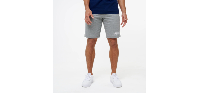 Decathlon: PUMA Short de fitness en coton homme gris à 13,99€ (au lieu de 19,99€)