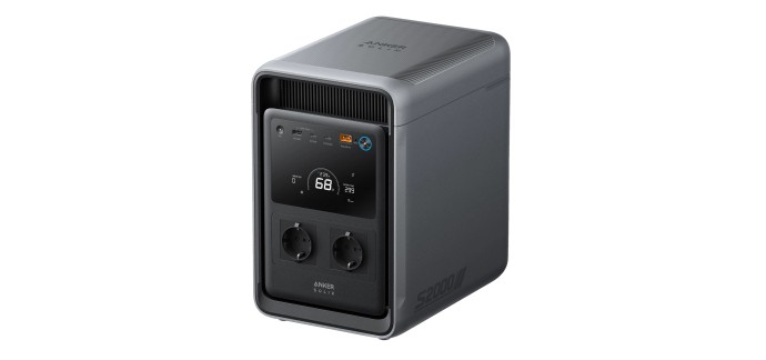 Amazon: Station de charge portable Anker SOLIX S2000 à 699,99€ (au lieu de 1199,99€)