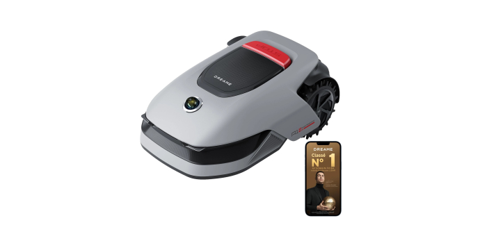 Amazon: Robot tondeuse sans fil Dreame A1 Pro - 360° 3D LiDAR, 2000m² à 699€ (au lieu de 839€)