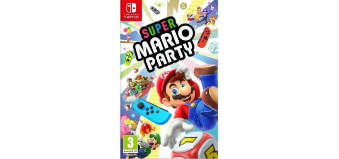 Amazon: Super Mario Party (Switch) à 42,79€ (au lieu de 59,99€)