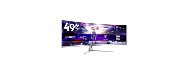 Amazon: Écran PC incurvé 49" Philips Evnia 49M2C8900LA - Dual QHD, QD-OLED 144 Hz, HDR TrueBlack 400 à 674,1