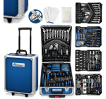 Amazon: Boite à outils Tresko - 1400 pièces, mallette aluminium et poignée télescopique à 83,50€
