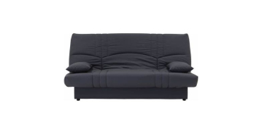 Cdiscount: Canapé convertible clic clac 3 places - Tissu Gris anthracite - L 190 x P 92 cm - DREAM à 259,99€