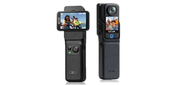 JoyBuy: SJCAM C400 Caméra d'action 4K - EIS 6 axes, double écran tactile, étanche 30 m - smartphone à 164,99