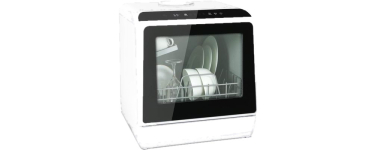 Cdiscount: PULUOMIS Mini Lave-Vaisselle Pose Libre 4 Couverts 6 Programmes Réservoir 5L - écran à 199,99€