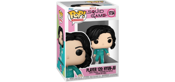 Amazon: Funko Pop Squid Game Saison 3 Player 120 Hyun-Ju à 13,95€ (au lieu de 16,00€)
