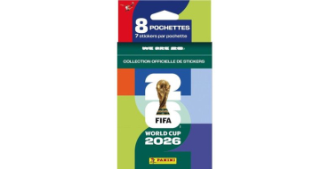 Cdiscount: Blister PANINI Coupe du Monde FIFA 26 - 8 pochettes de 7 stickers à 9,89€ (au lieu de 10,99€)