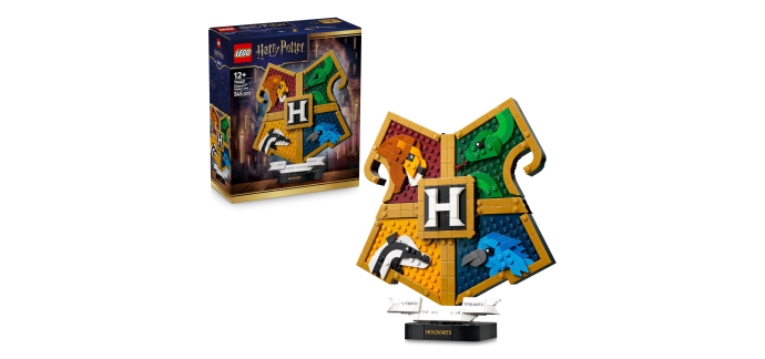 Amazon: LEGO® Harry Potter Le blason des maisons de Poudlard (76462) à 31,99€