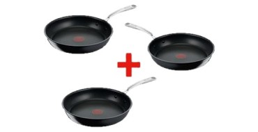 LIDL: TEFAL Set de 3 poêles - Revêtement Titanium, Thermo-Signal à 62,99€ (au lieu de 67,97€)