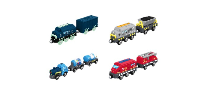 LIDL: LUPILU Locomotive électrique avec remorque - effets lumineux et sonores à 6,99€ (au lieu de 9,99€)