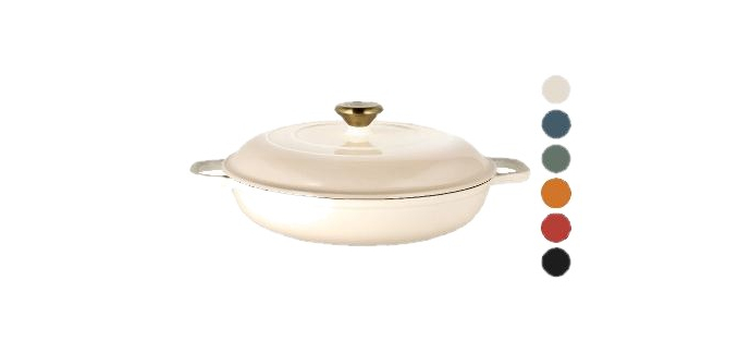 LIDL: SILVERCREST Sauteuse en fonte Premium Ø 30 cm, 3,7 L à 21,99€ (au lieu de 27,99€)