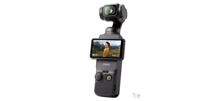 Amazon: Caméra DJI Osmo Pocket 3 - 4K, 120 FPS, Stabilisation 3 Axes, Capteur CMOS 1", Ecran OLED 2" à 288€