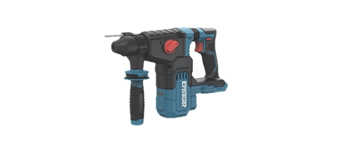 Screwfix: Perforateur sans fil SDS Plus brushless Erbauer ERI1078SDS 18V Li-Ion EXT - Sans batterie à 101,99€