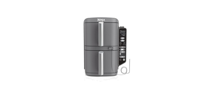 Amazon: Friteuse Ninja Double Stack XL Air Fryer SL451EU - 9.5L à 159,99€ (au lieu de 230€)