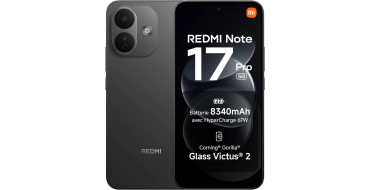 Amazon: Smartphone 6,83" Xiaomi Redmi Note 17 Pro 5G - 8 + 512 Go, noir ou violet à 310€ (au lieu de 430€)