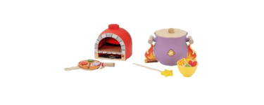 LIDL: LUPILU Four à pizza à effets visuels en bois ou chaudron magique à 14,99€ (au lieu de 21,99€)