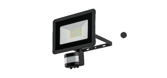 LIDL: Projecteur extérieur LED LIVARNO - 2250 lm, détecteur 12 m, IP44 à 6,99€ (au lieu de 7,99€)