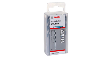 Amazon: Lot de 10 forets hélicoïdaux Bosch Professional HSS PointTeQ pour métal - 4,2 x 43 x 75 mm à 8,79€
