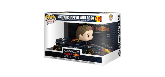Amazon: Funko Pop F1 Max Verstappen avec RB20 (Figurine) à 16,99€ (au lieu de 38€)