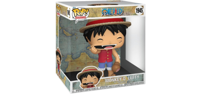 Amazon: Funko Pop Jumbo One Piece Monkey D. Luffy (Figurine) à 34,9€ (au lieu de 38€)