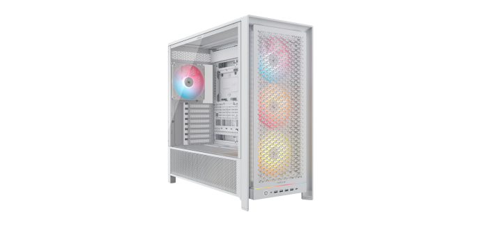 Amazon: Boîtier PC Corsair Frame 5000D RS ARGB - Mid-Tower, 4 ventilateurs RS, blanc à 96,14€