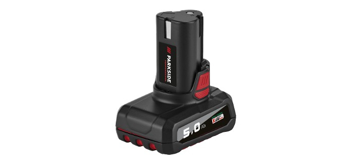 LIDL: PARKSIDE PERFORMANCE Lot de 2 batteries 12V 5Ah à 54,99€ (au lieu de 59,98€)