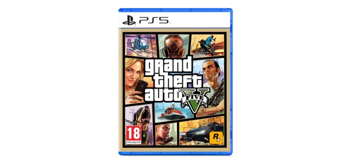 Amazon: Grand Theft Auto V (GTA 5) sur PS5 à 13,86€