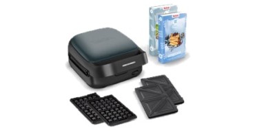 Conforama: Gaufrier TEFAL SW862BF0 - 2 jeux de plaques à 84,99€ (au lieu de 99,99€)
