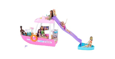 LIDL: BARBIE Ensemble de jeu « Bateau de rêve » - 6 zones de jeu, 20+ accessoires à 39,99€