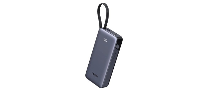 Amazon: Batterie externe Ugreen Nexode 45W - 20000mAh, USB-C, charge rapide à 25,64€ (au lieu de 29,06€)