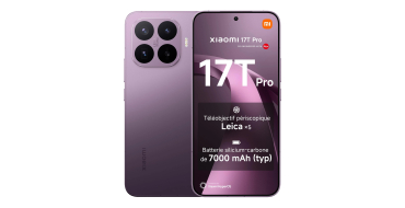 Amazon: Smartphone Xiaomi 17T Pro 12 Go + 1 To - Téléobjectif Leica x5, 144Hz, batterie 7000mAh à 853€