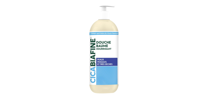Amazon: Flacon d'1L de Baume Nourrissant Cicabiafine - Soin Douche Lavant & Hydratant à 6,65€