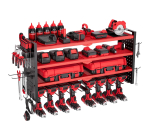 Amazon: Organiseur mural pour outils électriques Vevor - 4 niveaux, 8 supports de perceuse à 43,39€