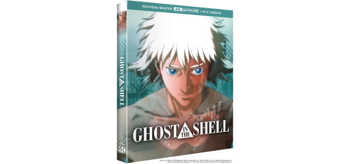 Amazon: Blu-ray 4K + Blu-Ray - Ghost in the Shell Édition Limitée 30ème Anniversaire à 29,99€