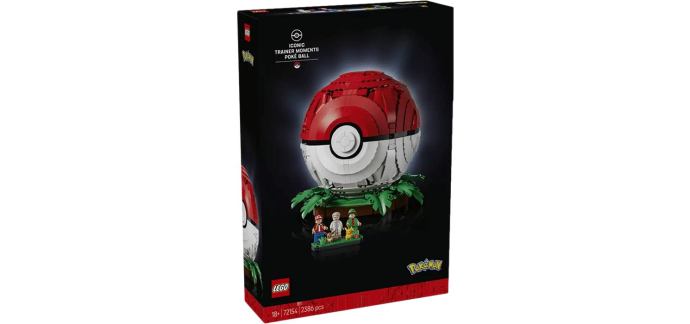 Amazon DE: Lego 72154 Pokémon Poké Ball à 204€ (au lieu de 259,99€)