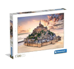 Amazon: Puzzle Clementoni 31727 High Quality Collection Le Mont Saint-Michel Rising - 1500 pièces, 84x59cm à