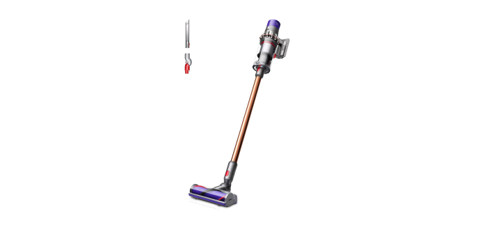 Amazon: Aspirateur balai sans fil Dyson Cyclone V10 + adaptateur meubles bas à 349€ (au lieu de 445,67€)