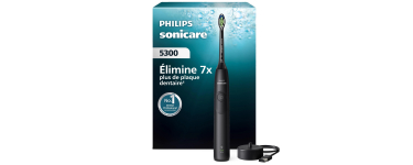 Amazon: Brosse à dents électrique sonique Philips Sonicare 5300 à 59,99€ (au lieu de 74,99€)