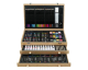 JoyBuy: Set de pinceaux en bois en coffret cadeau 175 pièces - Rouge cerise à 13,99€ (au lieu de 23,17€)
