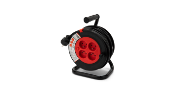Amazon: Enrouleur de rallonge électrique Velamp Reel-FR-15 - 15 m, 4 prises IP44, fiche 16A à 18,46€