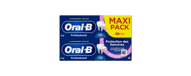 Amazon: Lot de 2 Dentifrice Oral-B Professional Protection - 2x75 ml à 3,05€ (au lieu de 5,99€)