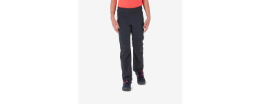 Decathlon: QUECHUA Pantalon de randonnée softshell enfant 7-15 ans, MH500 gris - noir à 17,99€