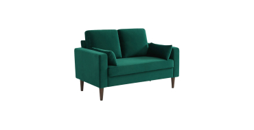 Sweeek: Canapé 2 places en velours vert anglais à 199,99€ (au lieu de 249,99€)