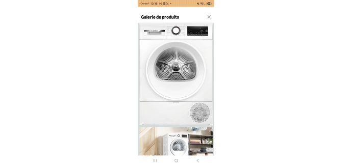 Amazon: Sèche-linge Bosch WQG1420DFR Série 6 - AutoDry, 9 kg à 495€ (au lieu de 536€)