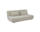 Sweeek: Banquette convertible tissu chenille 3 places beige à 349,99€ (au lieu de 499,99€)