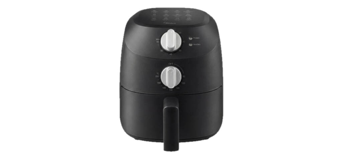 JoyBuy: Midea Friteuse à air 2 L - 1150 W, panier antiadhésif, minuterie 60 min - lave-vaisselle à 24,99€