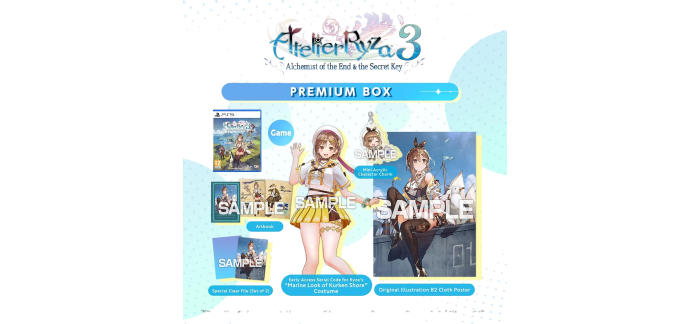 Amazon: Atelier Ryza 3 Premium Box (PS5) à 79,37€ (au lieu de 99,99€)