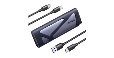 Amazon: Boîtier SSD Ugreen M.2 NVMe SATA - 10 Gbps USB 3.2 Gen 2, USB-C à 19,59€ (au lieu de 22,26€)